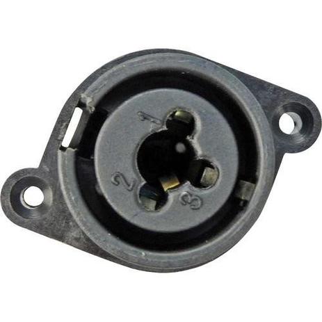 Conector Combo XLR/P10 Fêmea CA236 HYX Menor preço em Conector Combo XLR/P10 Fêmea CA236 HYX