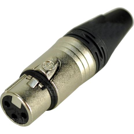Conector de Cabo XLR Femea NC3FXX Neutrik - Neutrex Menor preço em Conector de Cabo XLR Femea NC3FXX Neutrik - Neutrex