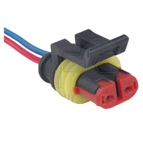 Conector Elétrico 02 Vias - PALIO UNO TEMPRA (SS201) - Sinalsul Menor preço em Conector Elétrico 02 Vias - PALIO UNO TEMPRA (SS201) - Sinalsul