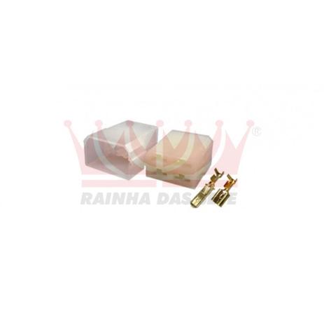 Conector Elétrico 04 Vias 6,3MM - Kit (ETE7504) - Rainha das sete Menor preço em Conector Elétrico 04 Vias 6,3MM - Kit (ETE7504) - Rainha das sete