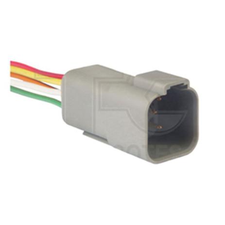 Conector Elétrico 06 Vias Linha DEUTSCH (TC2590) Menor preço em Conector Elétrico 06 Vias Linha DEUTSCH (TC2590)