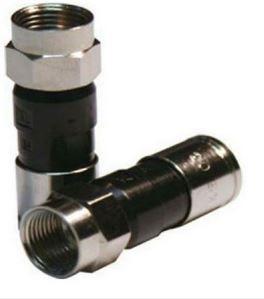 Conector F de Compressão para cabo coaxial RG6 10 Unidades - Gc Menor preço em Conector F de Compressão para cabo coaxial RG6 10 Unidades - Gc