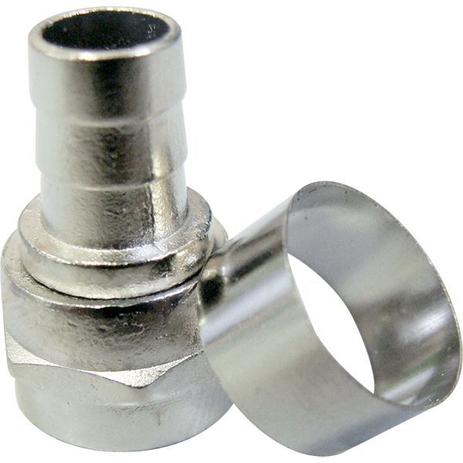 Conector F Rg-6 C/anel C/100 Gigasat - Outra Menor preço em Conector F Rg-6 C/anel C/100 Gigasat - Outra