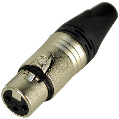 Conector Fêmea Para Cabo Xlr 1.5 Kvdc 16a Nc3fxx Neutrik Menor preço em Conector Fêmea Para Cabo Xlr 1.5 Kvdc 16a Nc3fxx Neutrik