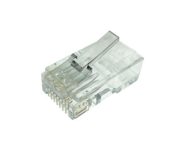 Conector Modular Plug 8X8 RJ45 Macho CAT6 Sem Guia Seccon WT-6065-SOLID Menor preço em Conector Modular Plug 8X8 RJ45 Macho CAT6 Sem Guia Seccon WT-6065-SOLID