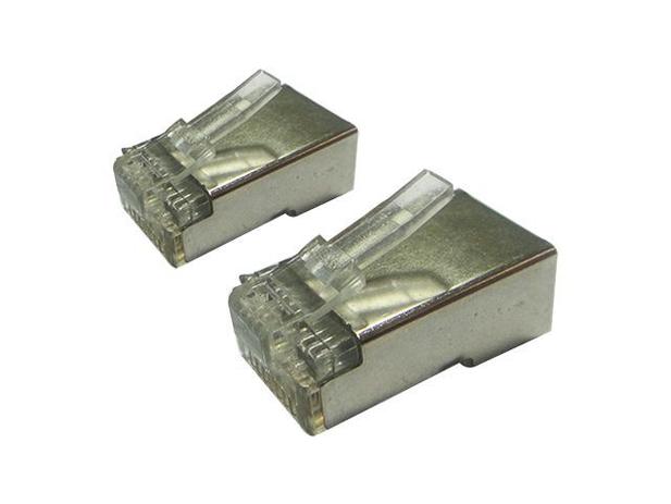 Conector Modular Plug ( CY ) RJ45 Macho Blindado Cat.5e Seccon CY-P8P8C00 Menor preço em Conector Modular Plug ( CY ) RJ45 Macho Blindado Cat.5e Seccon CY-P8P8C00