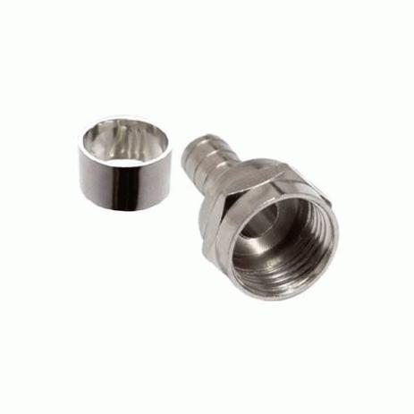 Conector p/cabo RG59 F 2unid - F.n. Menor preço em Conector p/cabo RG59 F 2unid - F.n.