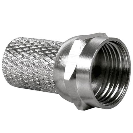Conector P/ Coaxial F C/Rosca/RG06 Fixtil Menor preço em Conector P/ Coaxial F C/Rosca/RG06 Fixtil