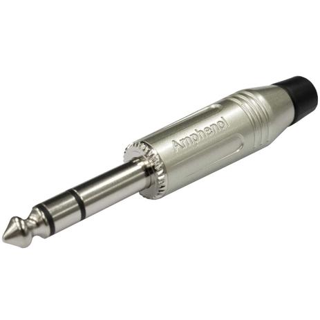 Conector P10 Macho Estéreo Linha - ACPSGN Amphenol Menor preço em Conector P10 Macho Estéreo Linha - ACPSGN Amphenol