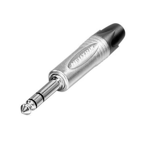 Conector P10 Macho Estéreo Linha - NP3X Neutrik Menor preço em Conector P10 Macho Estéreo Linha - NP3X Neutrik
