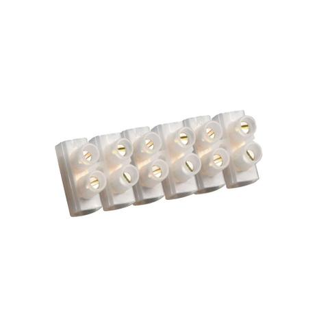 Conector Plástico para Fio até 6mm Branco - Kit-flex Menor preço em Conector Plástico para Fio até 6mm Branco - Kit-flex