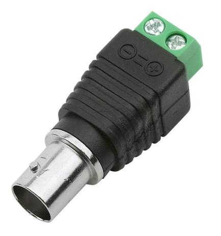 Conector Plug BNC Fêmea com Borne - Empire Menor preço em Conector Plug BNC Fêmea com Borne - Empire