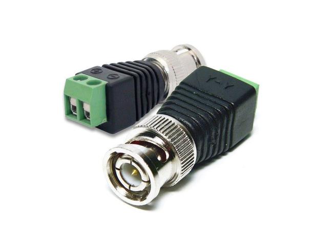 Conector Plug BNC Macho com Borne - Newprotec Menor preço em Conector Plug BNC Macho com Borne - Newprotec