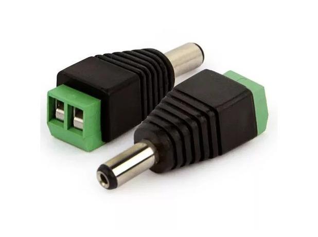 Conector Plug P4 Macho CFTV Adaptador Alimentacao Borne - Ddy Menor preço em Conector Plug P4 Macho CFTV Adaptador Alimentacao Borne - Ddy