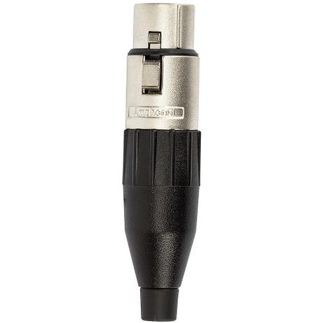 Conector Plug XLR Fêmea AC3F - Amphenol Menor preço em Conector Plug XLR Fêmea AC3F - Amphenol
