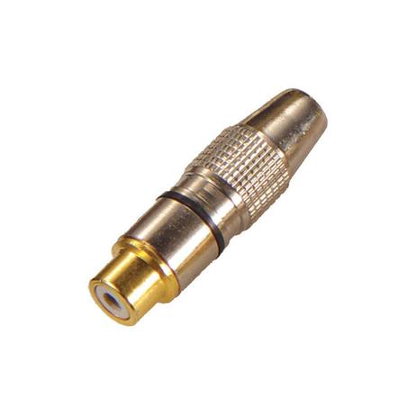Conector RCA Fêmea Linha - NIT 1163 F CSR Menor preço em Conector RCA Fêmea Linha - NIT 1163 F CSR