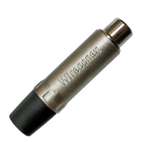 Conector Rca Femea Preto Para Cabo WireConex Menor preço em Conector Rca Femea Preto Para Cabo WireConex