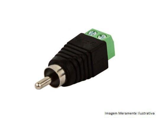 Conector RCA Macho com Borne - Newprotec Menor preço em Conector RCA Macho com Borne - Newprotec