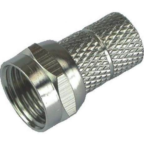 CONECTOR RG 59 F COM ROSCA 100 pçs - Capte Menor preço em CONECTOR RG 59 F COM ROSCA 100 pçs - Capte