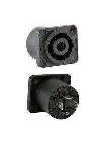 Conector Speakon Fêmea 4 Pólos Painel Tekflex Menor preço em Conector Speakon Fêmea 4 Pólos Painel Tekflex