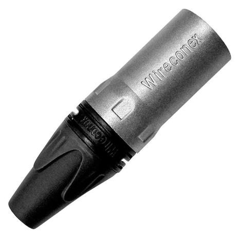 Conector Wireconex WC1013 XLR Macho Linha Menor preço em Conector Wireconex WC1013 XLR Macho Linha