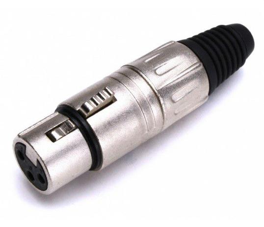 Conector XLR Fêmea Santo Angelo L3FNN01 Menor preço em Conector XLR Fêmea Santo Angelo L3FNN01