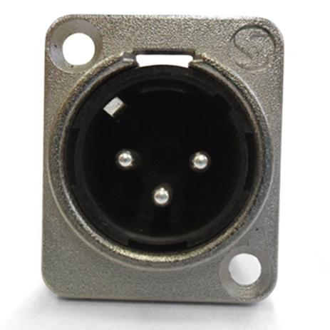 Conector XLR Painel 3 Polos Macho P3MNN01 - Santo Angelo Menor preço em Conector XLR Painel 3 Polos Macho P3MNN01 - Santo Angelo
