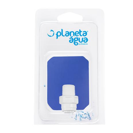 Conexão reta - 1/2 x 3/8 -  bspt - cn005 - Planeta água é boa?