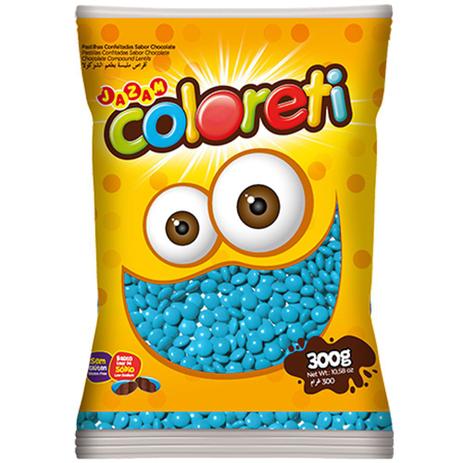 Confeito Chocolate Azul Coloreti 300g - Jazam é boa?