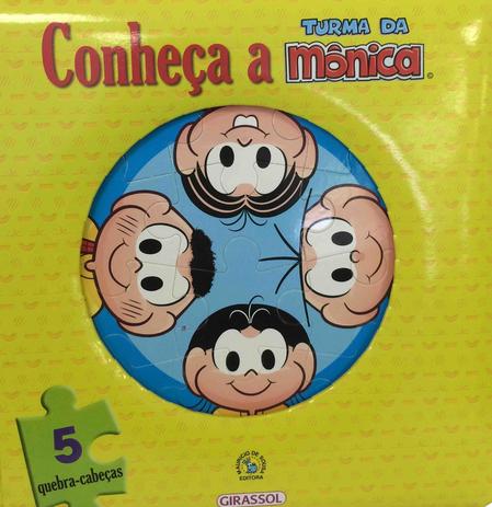 Conheça a Turma da Mônica - Livro e Quebra-Cabeça Menor preço em Conheça a Turma da Mônica - Livro e Quebra-Cabeça