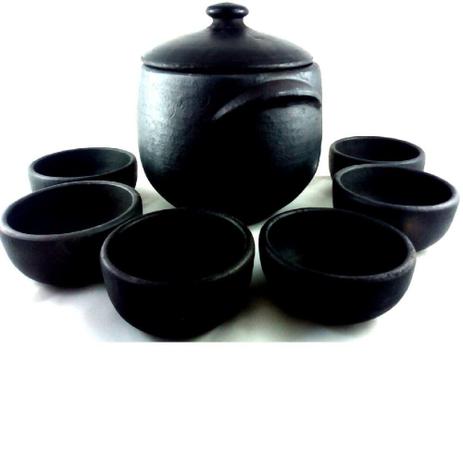 Conjunto 1 Caldeirão de Barro nº 4 e 6 cumbucas P - sisiarte Menor preço em Conjunto 1 Caldeirão de Barro nº 4 e 6 cumbucas P - sisiarte