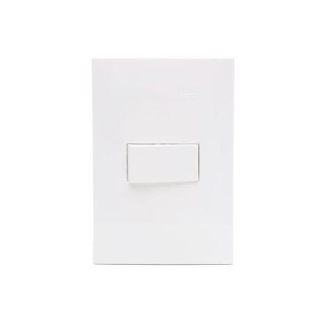 Conjunto 1 Interruptor Simples S35 10a 250v com Placa 4x2 Branco - Simon é boa?
