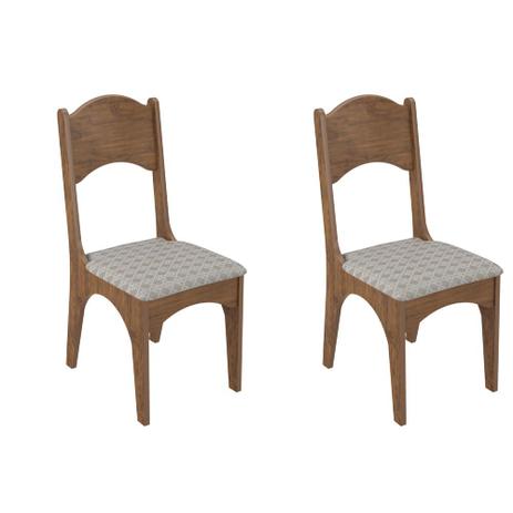 Conjunto 2 Cadeiras Assento Estofado MDF CA18/2 Dalla Costa Menor preço em Conjunto 2 Cadeiras Assento Estofado MDF CA18/2 Dalla Costa