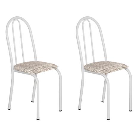 Conjunto 2 Cadeiras Éos Branco e Rattan - Artefamol Menor preço em Conjunto 2 Cadeiras Éos Branco e Rattan - Artefamol