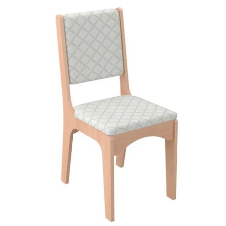 Conjunto 2 Cadeiras Estofadas 100% MDF CA29 Natural Geométrico Losango - Dalla Costa Menor preço em Conjunto 2 Cadeiras Estofadas 100% MDF CA29 Natural Geométrico Losango - Dalla Costa
