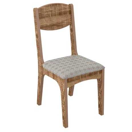 Conjunto 2 Cadeiras Estofadas 100% MDF CA29 Nobre Geométrico Palha - Dalla Costa Menor preço em Conjunto 2 Cadeiras Estofadas 100% MDF CA29 Nobre Geométrico Palha - Dalla Costa
