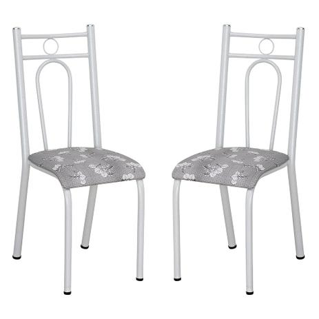 Conjunto 2 Cadeiras Iguatemi Branco - Artefamol Menor preço em Conjunto 2 Cadeiras Iguatemi Branco - Artefamol