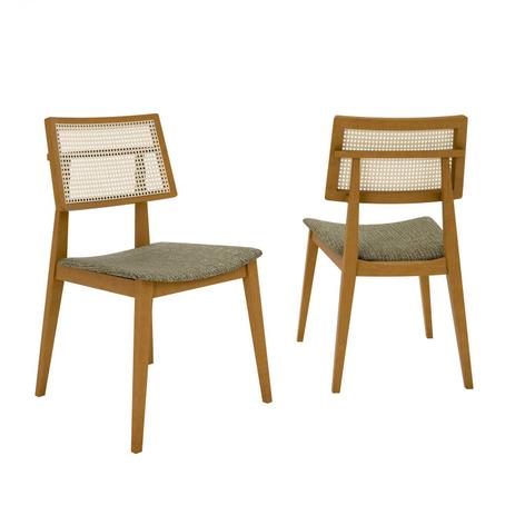 Conjunto 2 Cadeiras Palermo Móveis Clement Freijó/Trento Menor preço em Conjunto 2 Cadeiras Palermo Móveis Clement Freijó/Trento