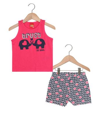 conjunto 2 peças Kyly curto menina Menor preço em conjunto 2 peças Kyly curto menina