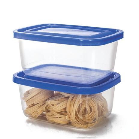 Conjunto 2 Potes Retangular Prime c/ Tampa Plástico 1,3 L - 123437 - Ercaplast Menor preço em Conjunto 2 Potes Retangular Prime c/ Tampa Plástico 1,3 L - 123437 - Ercaplast