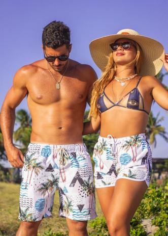 bermudas de praia casal