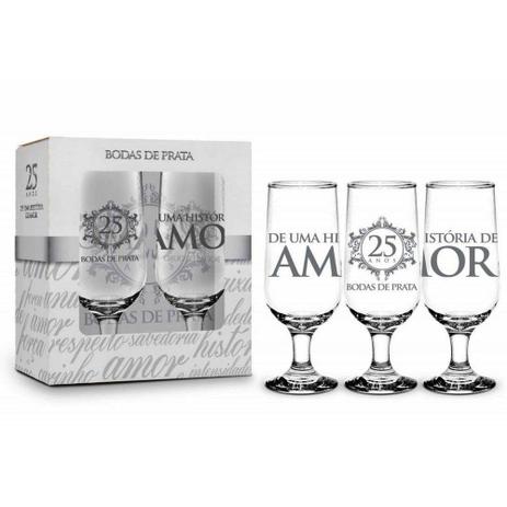 Conjunto 2 taças windsor - datas - bodas de prata - Brasfoot Menor preço em Conjunto 2 taças windsor - datas - bodas de prata - Brasfoot