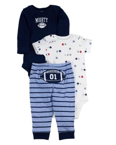 Conjunto 3 Peças Carter's Body manga longa Mighty Cute Menor preço em Conjunto 3 Peças Carter's Body manga longa Mighty Cute