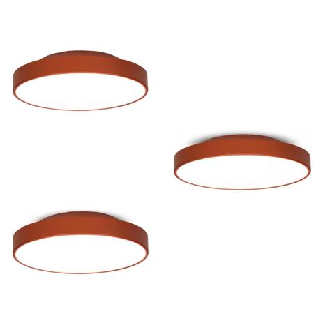 Conjunto 3 Plafons MadeiraMadeira 25cm, 36cm e 50cm 380397 Cobre - Jd molina Menor preço em Conjunto 3 Plafons MadeiraMadeira 25cm, 36cm e 50cm 380397 Cobre - Jd molina