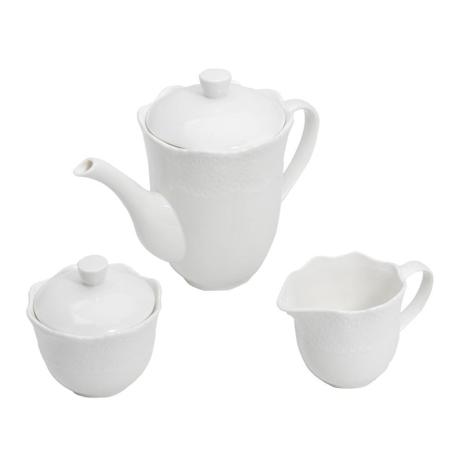 Conjunto 3Pc P/Chá E Café De Porcelana Princess - 8161 - Lyor Menor preço em Conjunto 3Pc P/Chá E Café De Porcelana Princess - 8161 - Lyor