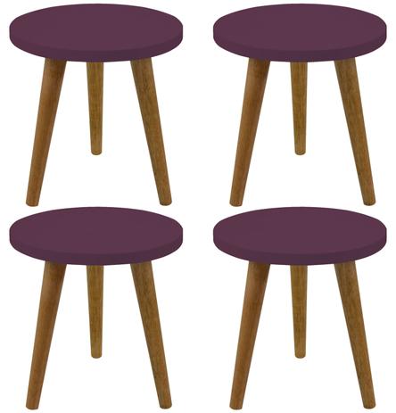 Conjunto 4 Banquinho Banco Banqueta Infantil Criança Pé Palito Madeira MDF - Móveis bolzan Menor preço em Conjunto 4 Banquinho Banco Banqueta Infantil Criança Pé Palito Madeira MDF - Móveis bolzan