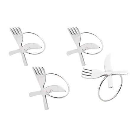 Conjunto 4 Peças Anéis para Guardanapos de Ferro Fundido 6cm Rojemac Menor preço em Conjunto 4 Peças Anéis para Guardanapos de Ferro Fundido 6cm Rojemac