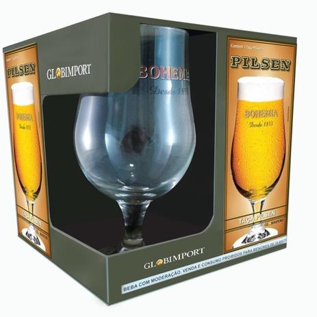 Conjunto 4 Taças Bohemia Pilsen 380ml - GlobImports Menor preço em Conjunto 4 Taças Bohemia Pilsen 380ml - GlobImports