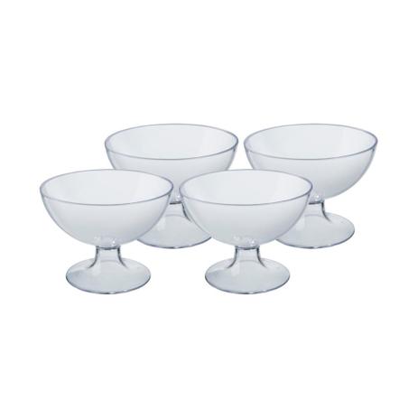 Conjunto 4 Taças de Sobremesa 150ml Cozy Cristal - Coza - Brinox Menor preço em Conjunto 4 Taças de Sobremesa 150ml Cozy Cristal - Coza - Brinox