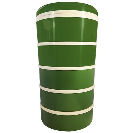 Conjunto 5 Prato Térmico 1,5 Litros Marmita Térmica Com Alça Verde - Zanline Menor preço em Conjunto 5 Prato Térmico 1,5 Litros Marmita Térmica Com Alça Verde - Zanline